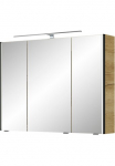 Saphir Spintelė su veidrodžiu &raquo;Serie 7045 Badezimmer-Spiegelschrank ir LED ap&scaron;vietimas 3 T&uuml;ren&laquo; Vonios spinta 932 cm plotis ir LEDplus Schalter ir Dūrų uždarymo sistema