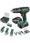 Bosch Home & Garden Akumuliatorinis veržliasukis &raquo;UniversalImpact 18V + 46AC rinkinys + AL18V-20&laquo; rinkinys Akumuliatorinis gręžtuvas in Systembox S su umfangreichem Priedai