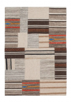 Kayoom Kilimas &raquo;Radical 220&laquo; rechteckig 15 mm auk&scaron;tis Handgewebter Jacquard-Kilim Kokybi&scaron;kas Materialmischung