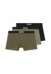 BOSS Trunk &raquo;Trunk 3P ONE&laquo; 3 Stk. mittlere Bundh&ouml;he 1x gemustert 2x unifarben