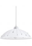 EGLO &Scaron;viestuvas &raquo;VETRO Pakabinamas &scaron;viestuvas plastikas ir I&scaron; stiklo E27 Esstischlampe Lampe&laquo; E27 1 Stk. &scaron;viestuvas H110 x &Oslash;35 weiss 1X60W exkl.