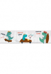 A.S. Cr&eacute;ation Sieninių tapetų juosta &raquo;Cool Dino&laquo; Motiv | abstrakt | naturalistisch glatt Tapetai Vaiki&scaron;ki puo&scaron;nus apvadas Wohnzimmer miegamojo kambario baldai K&uuml;che Design vaikų kambario baldų komplektas