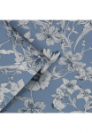 LAURA ASHLEY Tapetai &raquo;Summerhill Midnight Blue&laquo; floral Su ra&scaron;tu 10mx52cm