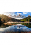 Papermoon Fototapetas &raquo;Mountain Lake Autumn Fog&laquo; glatt