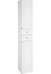 Saphir Auk&scaron;ta pastatoma spintelė &raquo;Quickset 955 Vonios spinta 325 cm plotis 2 durys 2 Schubladen&laquo; Badezimmer-Hochschrank ir Dūrų uždarymo sistema Griffe in Chrom gl&auml;nzend