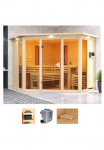 Karibu Pirtis &raquo;Adele&laquo; rinkinys Ofen 9 kW Bio externe Strg easy