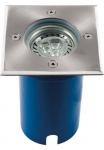 HEITRONIC Įmontuojamas &scaron;viestuvas &raquo;Potsdam&laquo; GU10 Bodenlampe Bodeneinbauleuchte begehbar Sauso valymo ir Neper&scaron;lampanti striukė