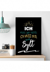 queence Metalinis paveikslas &raquo;Nur nach Sylt&laquo; Dekoracija | Schriftz&uuml;ge 1 Stk. dalys Stahlschilder