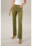 Aniston CASUAL Velvetinės kelnės in trendiger Bootcut-Form
