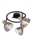 GLOBO LIGHTING Lubinis &scaron;viestuvas &raquo;JAY&laquo; E14 1 Stk. Deckenstrahler/bronzefarben/schwarz/Flur/Wohnzimmer
