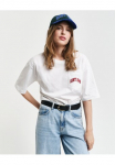 Gant Mar&scaron;kinėliai &raquo;POCKET GRAPHIC TSHIRT&laquo; Grafische -Stickerei ant der užsėgama ki&scaron;enė