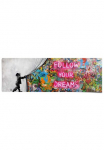 Reinders! Plakatas &raquo;Surprise Wall&laquo; vaikų kambario baldų komplektas - grafiti - Tr&auml;ume - Kind - Mehrfarbig - 170 gr. Papier