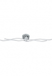 EGLO Lubinis &scaron;viestuvas &raquo;RONCADE lubinis &scaron;viestuvas Alu Stahl ir plastikas Wohnzimmerlampe Lampe&laquo; LED-Board Warmwei&szlig; Sieninis &scaron;viestuvas L1085 x B16 x H125 cm chrom wei&szlig; 37W ir