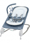 ingenuity Gultukas &raquo;Happy Belly&trade; Rock-to-Bounce Massage Seat - Chambray&laquo; iki 9 kg su Melodien ir Ger&auml;uschen