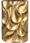 Casablanca by Gilde Stalinė vaza &raquo;Relief auk&scaron;tis ca. 36 cm su Dellen-Struktur&laquo; dekoratyvus vaza i&scaron; Keramik Blumenvase