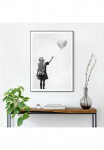 Reinders! Paveikslas su grotelės &raquo;Balloon Girl&laquo;