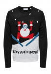 ONLY & SONS Megztinis &raquo;ONSXMAS REG 5 PLACEMENT CREW KNIT&laquo;