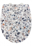 WENKO WC-dangtis &raquo;Terrazzo High Gloss&laquo; 1 Stk. dalys Thermoplast