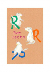 Komar Paveikslas &raquo;ABC Animal R&laquo; Buchstaben 1 Stk. dalys paveikslas zur dekoracija - be grotelės
