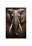 Reinders! Plakatas &raquo;Dekorierter Elefant&laquo; Wohnzimmer - Braun - 150 gr. Papier - Tiere - 61x915 cm