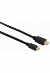 Hama HDMI-Laidas &raquo;High treniruoklis HDMI&trade;-Kabel Stecker Typ A-Stecker Typ C (Mini) Ethernet2 m&laquo; HDMI | HDMI Typ C (Mini) 20 cm - Bandbreite 600 MHz - Daten&uuml;bertragungsrate 18 Gbit/s