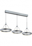 GLOBO LIGHTING LED pakabinamas &scaron;viestuvas &raquo;FERRA&laquo; LED-Modul Warmwei&szlig; H&auml;ngelampe/H&auml;ngeleuchte/Wohnzimmer/Esstisch/elegant