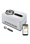 Medion&reg; Ledų gaminimo aparatas &raquo;MD 12170 2 L Kapazit&auml;t integrierter Kompresorius Smartphonesteuerung&laquo; 220 W Herausnehmbarer Edelstahl-Eisbeh&auml;lter Sensor-Touch-LED-Display