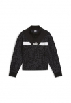 PUMA Sportinis megztinis su gobtuvu &raquo;POWER HYPERNATURAL AOP HALF-ZIP FL G&laquo; dėl Jugendliche su sportlichem stilius su gobtuvas Relaxed forma