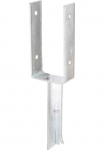 Alberts U-Pfostentr&auml;ger rinkinys 3 Stk. dalys feuerverzinkt lichte plotis 101 mm ilgas Betonanker 200 mm