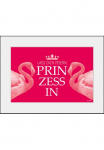 queence Paveikslas &raquo;PRINZESSIN&laquo; 1 Stk. dalys HD Premium Poster-Druck ir Holzrahmen