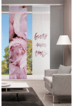 Vision S Panelinės užuolaidos &raquo;ROSANA&laquo; Lubinis užuolaidų bėgelis 1 Stk. dalys HxB: 260x60 Bambukas imitacija