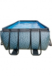 EXIT Baseinas &raquo;inkl. multifunktionaler Poolabdeckung&laquo; BxLxH: 250x540x122 cm su Sandfilterpumpe & Sicherheitsleiter