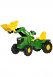 rolly toys&reg; Tretfahrzeug &raquo;John Deere 6210R&laquo; vaiki&scaron;kas traktorius su Įkroviklis