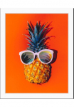 queence Paveikslas &raquo;Julien&laquo; Essen | Figūrėlė | Kunst | Lebensmittel | Obst | Obst paveikslas/nuotrauka 1 Stk. dalys HD Premium Poster-Druck ir Holzrahmen