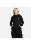 Nike Sportswear Sportinis megztinis su gobtuvu &raquo;CLUB fliso WOMENS FUNNEL Bliuzonas Moterims megztinis su gobtuvu i&scaron; mink&scaron;tas fliso audinys