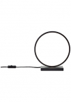 Brilliant LED stalinis &scaron;viestuvas &raquo;Chaumont&laquo; Warmwei&szlig; auk&scaron;tis 28 cm 850 lm Aliumininis juoda spalva