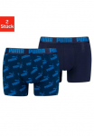 PUMA Kelnaitės &scaron;ortukai &raquo; MEN EVERYDAY LOGO ra&scaron;tas BOXERS 2P&laquo; 2vnt. Pack 1x universal ir 1x pasikartojantis Logodruck