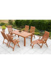MERXX Sodo stalas &raquo;Bordeaux&laquo; 90x170 cm