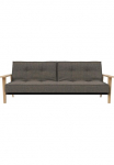 INNOVATION LIVING &trade; Sofa su miegojimo mechanizmu &raquo;Splitback Frej Sofa bequem su Federkernunterfederung&laquo; su stabilen porankiais in skandinavischem Design