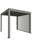 Biohort Pavillonseitenteil &raquo;Seitenwand dėl 4m-Seite von -Pergola&laquo; manuell Reguliuojamas Lamellenwand in Sandwichbauweise