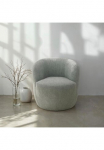 DOMO collection Fotelis &raquo;Obidos madingas Loungesessel&laquo; Struktur &scaron;velnus grau