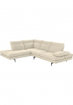 CALIA ITALIA Kampinė sofa &raquo;Toby Wing B/T: 288/232 cm Designsofa su sensationellem Sitzkomfort&laquo; L-Form Sitztiefenverstellung funktionale Ecke F&uuml;&szlig;e in juoda spalva matinis