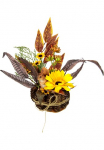 I.GE.A. Dirbtinis augalas &raquo;Sonnenblumen-Arrangement&laquo; im Zapfen-Topf