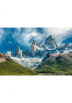 Papermoon Fototapetas &raquo;GEBIRGE-PATAGONIEN gėlės BERGE WIESE SONNE WALD FLUSS&laquo;