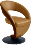 K+W Komfort & Wohnen K+W Komfort & Wohnen sukamoji kėdė &raquo;Wave&laquo; () Design-Drehstuhl sukamasis pagrindas in metalas juoda spalva spalvų derinys