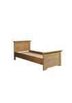 OTTO home Lova &raquo;Rauna Landhausstil gražus Design su Lamellen ir Kassetten 2 Farben&laquo; Breite/Belastbarkeit 180cm=220 KG 90cm=120KG FSC&reg; zertifiziertes Kieferholz massive kokybi&scaron;kas audinys su grotelės čiužiniui