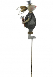 AM Design Ant Design Dekoratyvinė figurėlė &raquo;Osterdeko "Hasenfrau"&laquo; sodo smeigtukai i&scaron; metalas