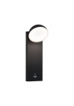Paulmann LED Sieninis &scaron;viestuvas &raquo;Puka IP44 ovali 110x125mm 3000K 85W 460lm 230V Anthrazit Aluminium&laquo; 1 Stk. Warmwei&szlig; seewasserresistent