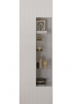 Home affaire Indauja &raquo;RIO auk&scaron;tis 187 cm auk&scaron;ta pastatoma spintelė su 1 durys Indauja Standvitrine&laquo; Spinta-vitrina geriffelte MDF-Front modern elegant ger&auml;umig