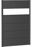 Biohort Juosta 5 Metall-Paneele 1 Acrylglas-Paneel ir 2 Schienen LxH: 96x137 cm
